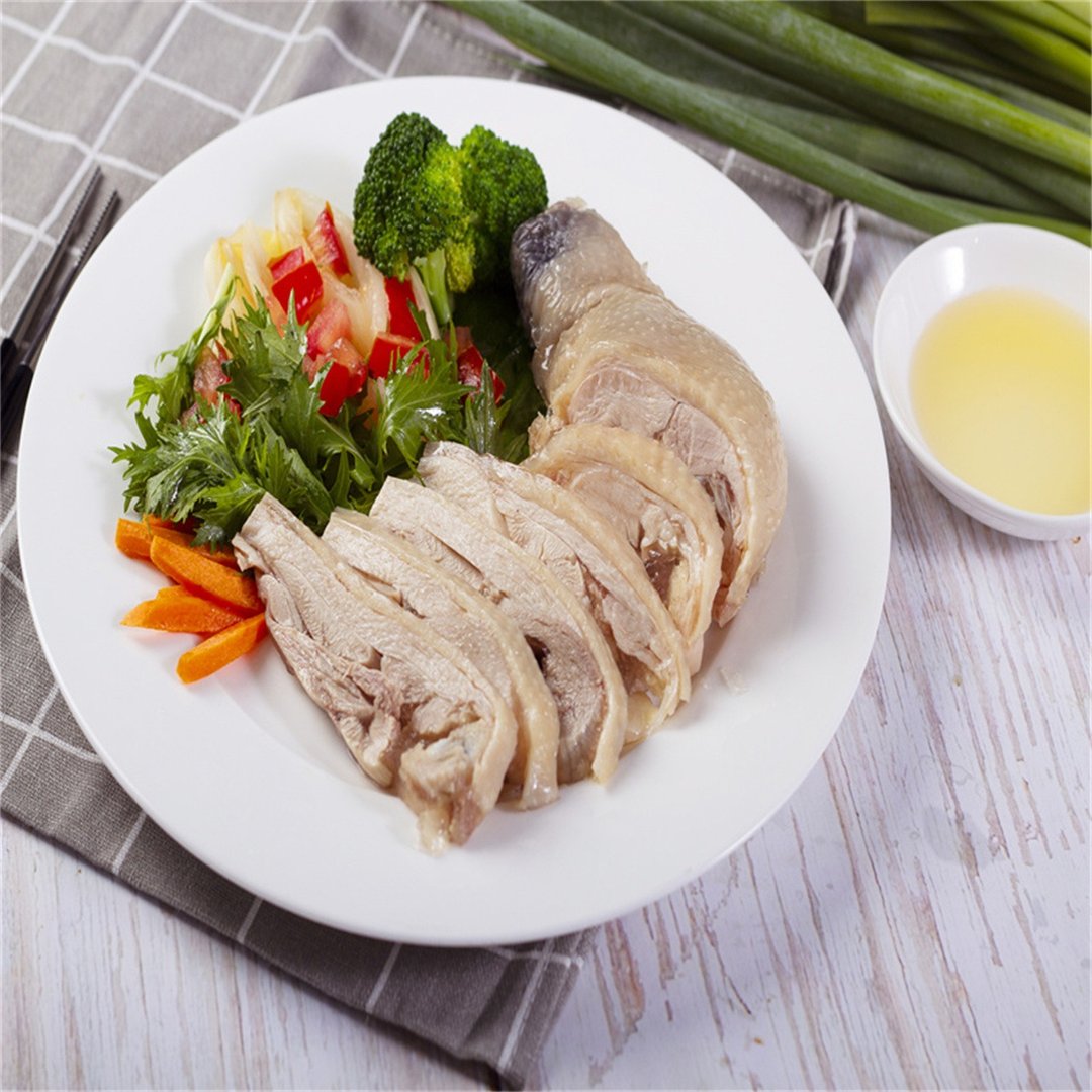 【合乔飨鲜】葱油鸡腿550g/1只(固形物400公克)退冰即食 - 料理包 - 新鲜食材 