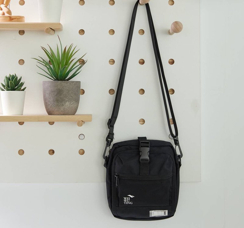 卫武营 x PM旅行小包 - 侧背包/斜挎包 - 聚酯纤维 黑色