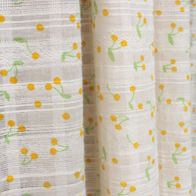 韩国制造樱花窗帘家居室内装潢、门帘、门帘のれん、子供 - 门帘/门牌 - 棉．麻 黄色