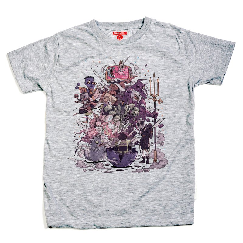 Deadline unisex men woman cotton mix Chapter One T-shirt - 男装上衣/T 恤 - 棉 白色