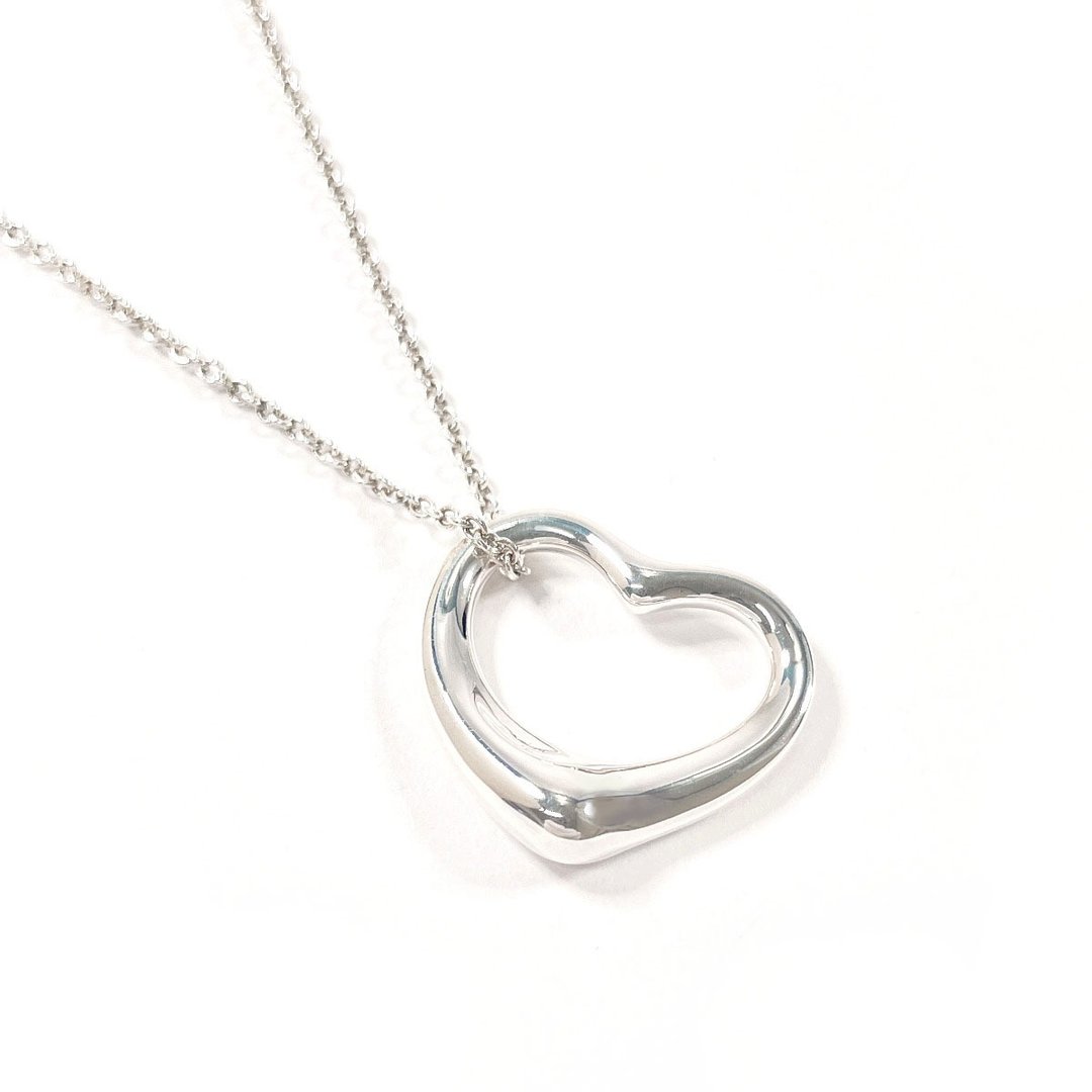 【日本直送 二手美品】蒂芙尼 TIFFANY&Co. 项链 Elsa Peretti 经典心形 银 925 饰品 - 项链 - 纯银 银色