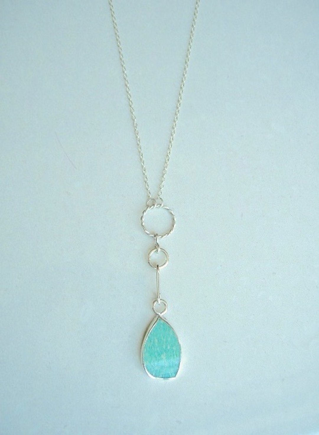 Amazonite necklace - 项链 - 宝石 绿色