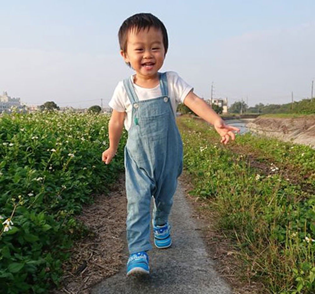 包屁松紧吊带(长)裤-牛1 手作 童装 吊带裤 幼儿 儿童 童装 裤 包 - 童装裤 - 棉 蓝色