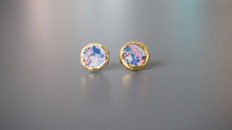 ceramic dream earrings - 耳环/耳夹 - 陶 多色