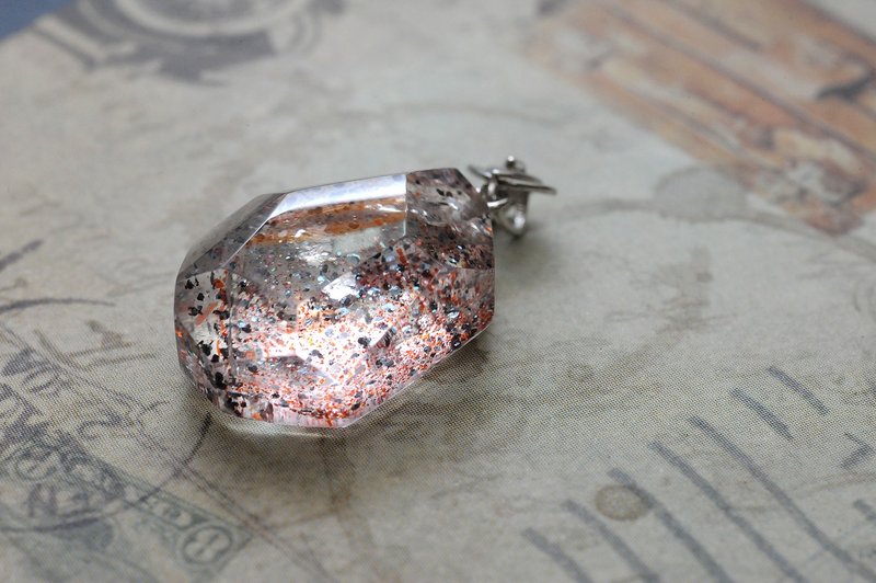 彩云母 矿石/水晶/灵修/开运/招财/破煞/防小人 - 项链 - 宝石 