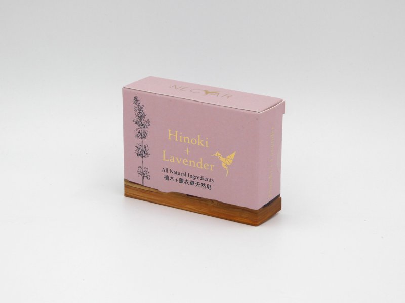 【乐活仓库】薰衣草桧木天然皂 - 肥皂/手工皂 - 浓缩/萃取物 紫色
