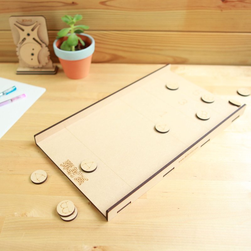 滑动碰撞台/趣味桌游/圣诞礼物/交换礼物 - 玩具/玩偶 - 木头 咖啡色