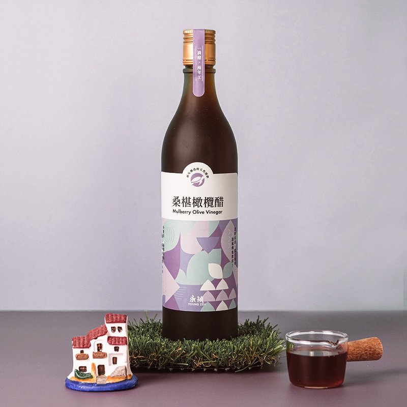 【永祯】桑葚橄榄醋600ml l 健康果醋 2年天然酿造 - 醋/水果醋 - 浓缩/萃取物 紫色