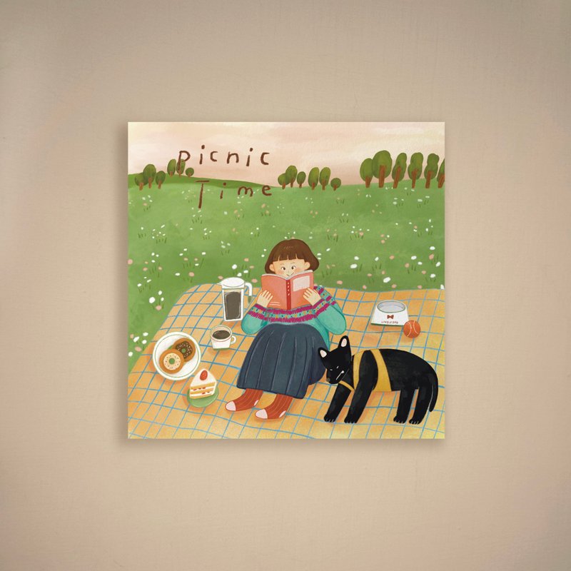 野餐时光 | 明信片 - 卡片/明信片 - 纸 多色
