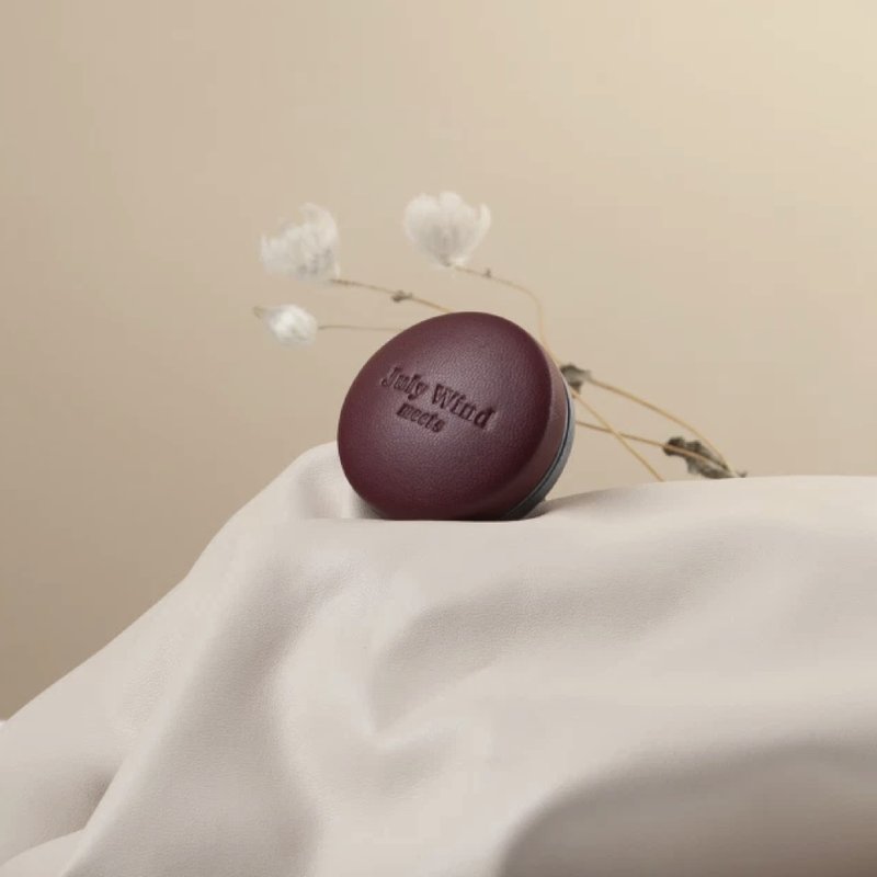 July Wind 英国皇家小羊皮车用香氛礼盒 汽车香水礼盒 - 波尔多红 - 香薰/精油/线香 - 其他材质 红色