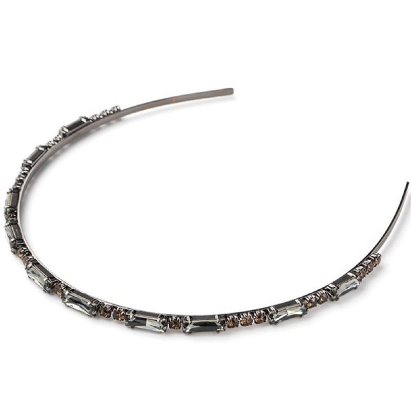 COMPLEX BIZ 高雅镶钻发箍 (经典黑) - 发饰 - 其他材质 黑色