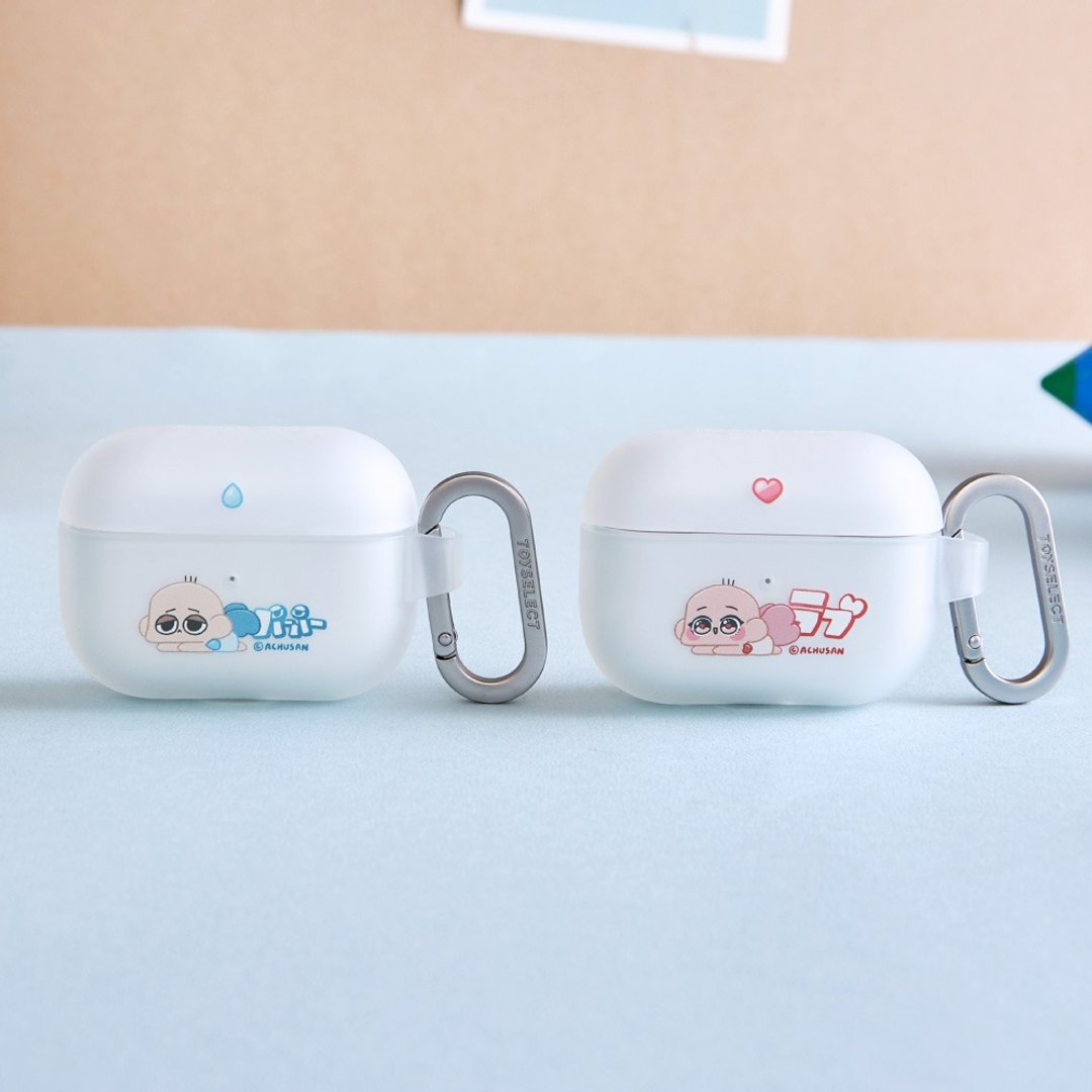 阿啾小剧场趴趴拉补款强悍防摔 AirPods 保护套 - 耳机收纳 - 塑料 多色