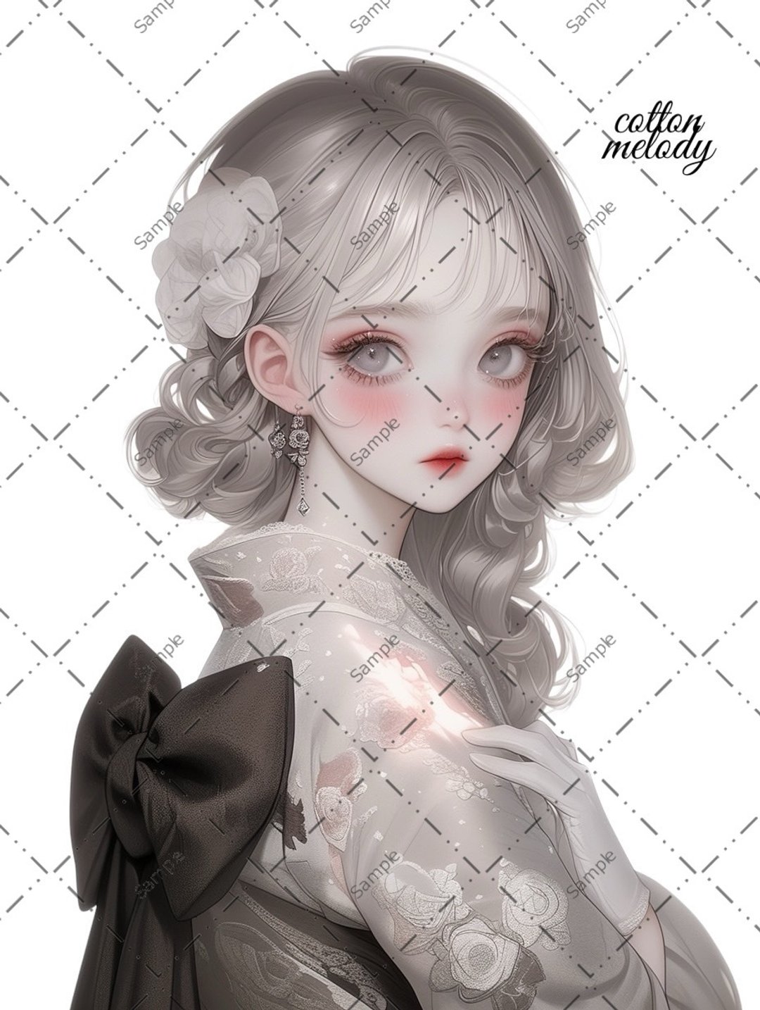 原创贴纸 no.1530 人物贴纸 原创贴纸 人物贴纸 女孩贴纸 原创人物贴纸 - 贴纸 - 纸 