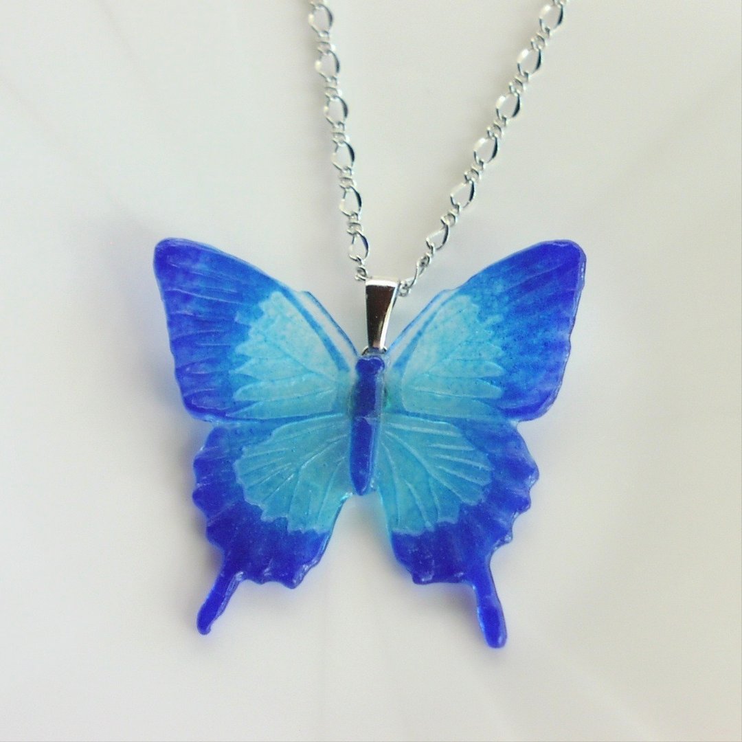 Ulysses (Tendo Fenghuang) pendant - 项链 - 玻璃 蓝色