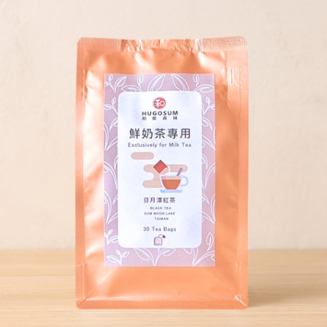 HUGOSUM 和菓森林【鲜奶茶专用】重焙红茶茶包 -30 入 - 茶 - 纸 咖啡色