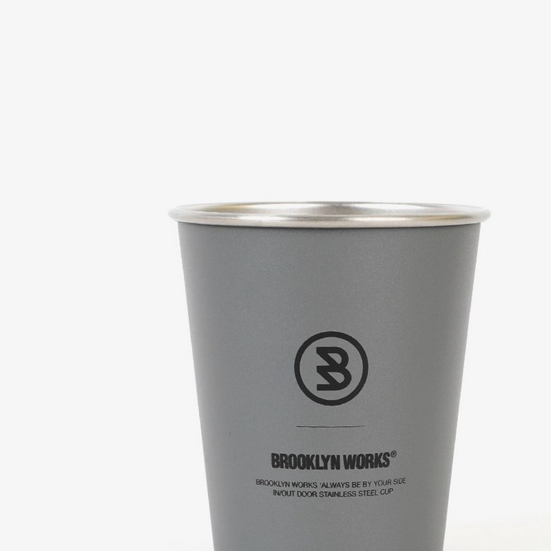BROOKLYNWORKS 不锈钢单杯-灰色(2入) - 保温瓶/保温杯 - 不锈钢 灰色