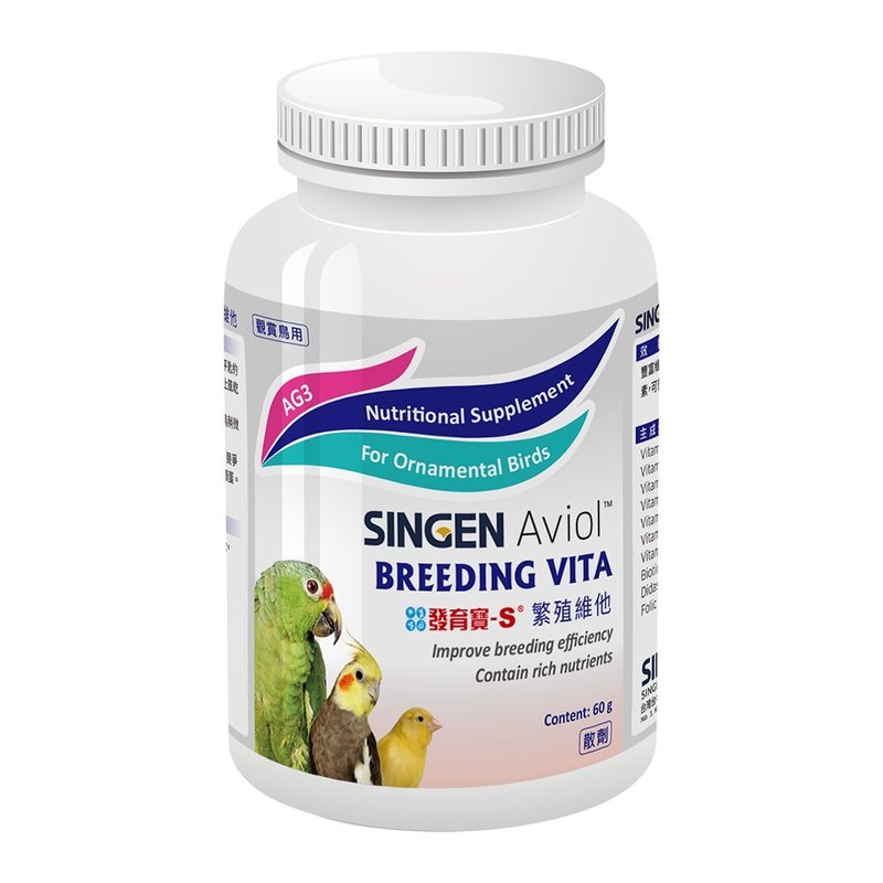 SINGEN 信元发育宝 观赏鸟用繁殖配方-60g/罐 - 其他 - 其他材质 白色