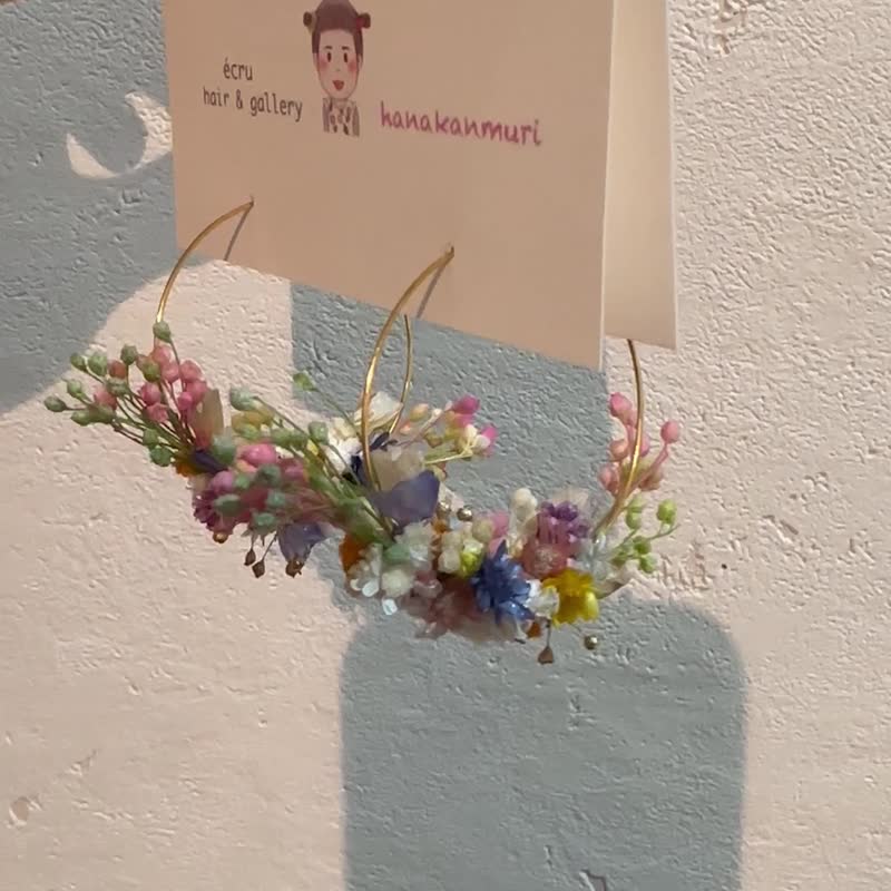 hammock -bloom again- - 耳环/耳夹 - 植物．花 多色