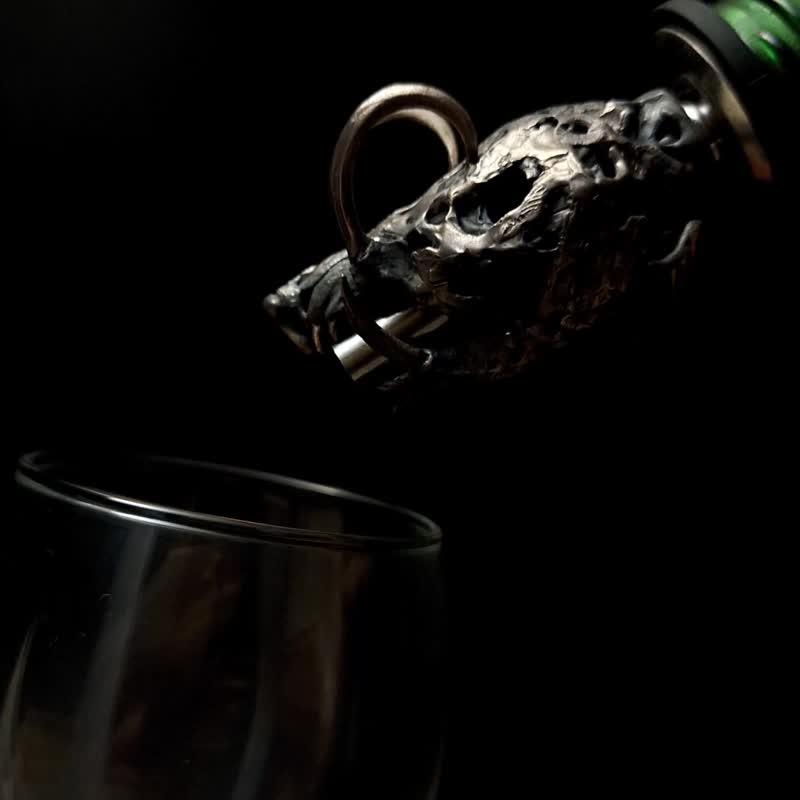 【醉牲梦死】鹿豚酒嘴酒瓶塞(无盖) - 酒杯/酒器 - 其他金属 