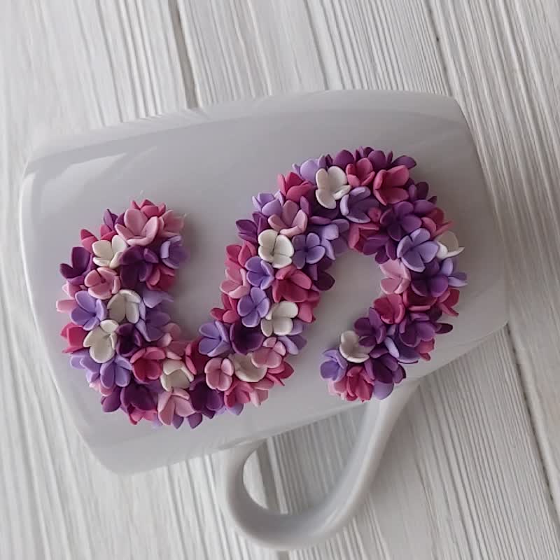 Initial Mugs l Gifts l Mothers Day l Birthday l Personalized - 咖啡杯/马克杯 - 玻璃 多色