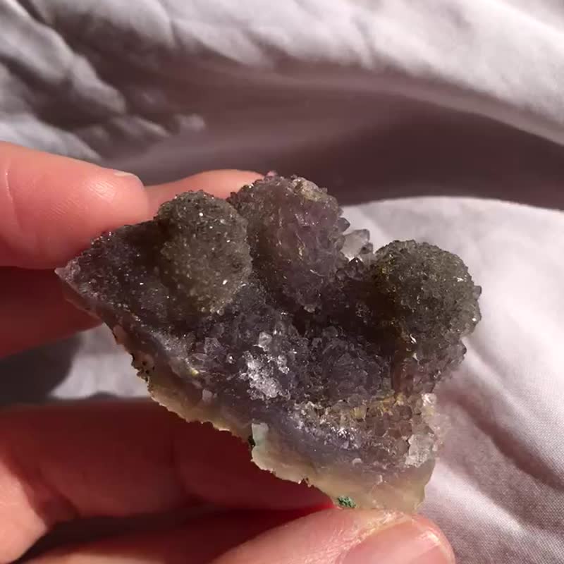 巴西异象水晶 水晶球型 Brazil Quartz with inclusions 包里体 - 摆饰 - 水晶 紫色