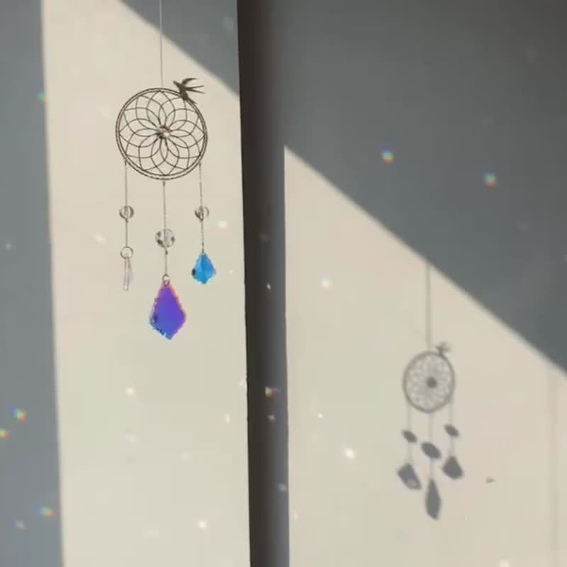 太阳捕手 制造彩虹 客厅 卧室 捕梦网 装饰 墙壁 窗台挂饰 摆饰 - 摆饰 - 铜/黄铜 金色