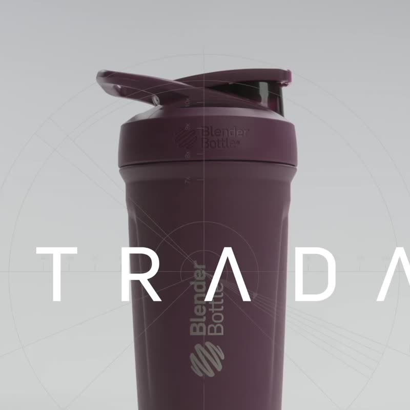BlenderBottle【Strada系列】24oz Tritan锁扣式防漏摇摇杯710ml - 水壶/水瓶 - 环保材料 多色