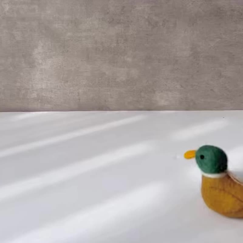 100% Wool 河畔小鸭  羊毛毡挂饰_公平贸易 - 摆饰 - 羊毛 橘色