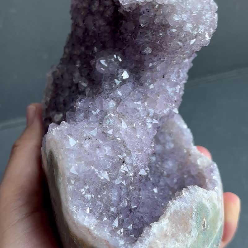 *奇石系列* 独特的美 - 天然紫水晶矿石 Natural crystal - 摆饰 - 水晶 紫色