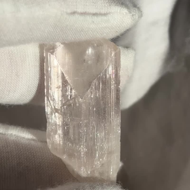 高频 高质 精品 美国 天然少女粉 赛黄晶 水晶 水晶簇 原矿矿标 - 摆饰 - 水晶 粉红色