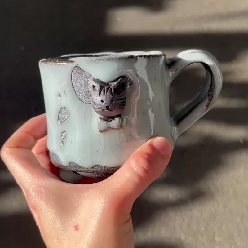 Gentlemeow 绅士猫猫 / 马克杯 / 咖啡杯 / 陶 - 咖啡杯/马克杯 - 陶 多色