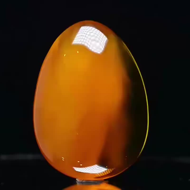 【须弥】极品俄料天然金绞蜜琥珀金沙意境古典吊坠项链 - 项链 - 宝石 