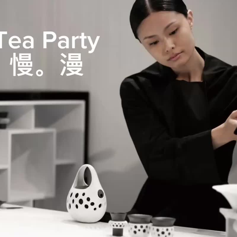 陶作坊│漱石茶杯 - 茶具/茶杯 - 陶 白色