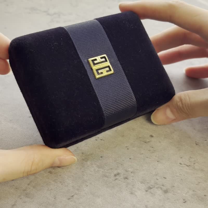 中古正品 Givenchy 纪梵希䄂扣领带夹礼盒 西装配件礼物 男士婚礼 - 袖扣 - 其他金属 金色