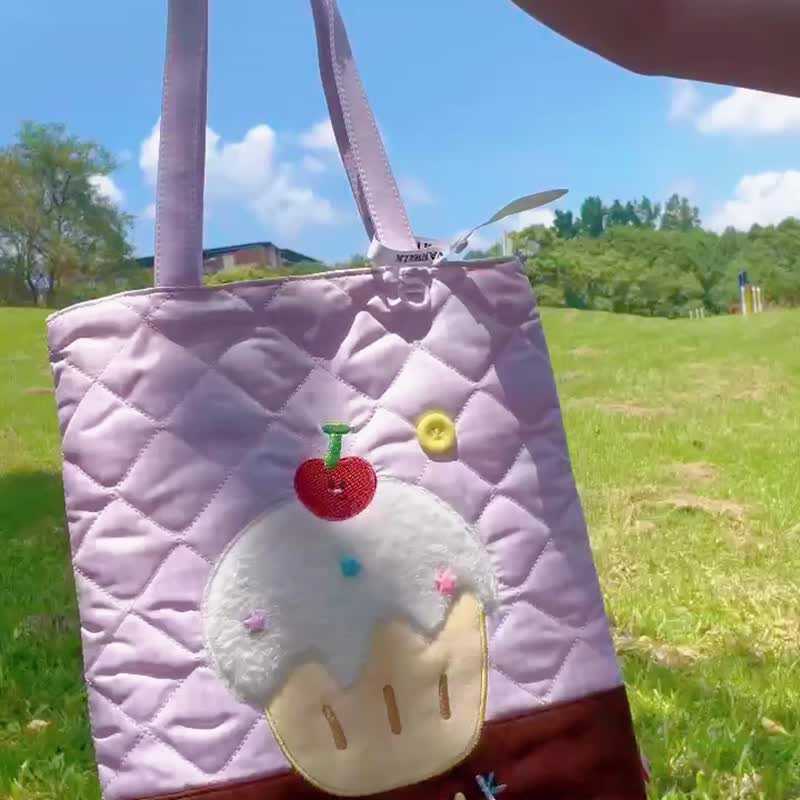 出走Vanwalk -雪少女系列-蓝梦童话单肩包 - 手提包/手提袋 - 其他人造纤维 多色