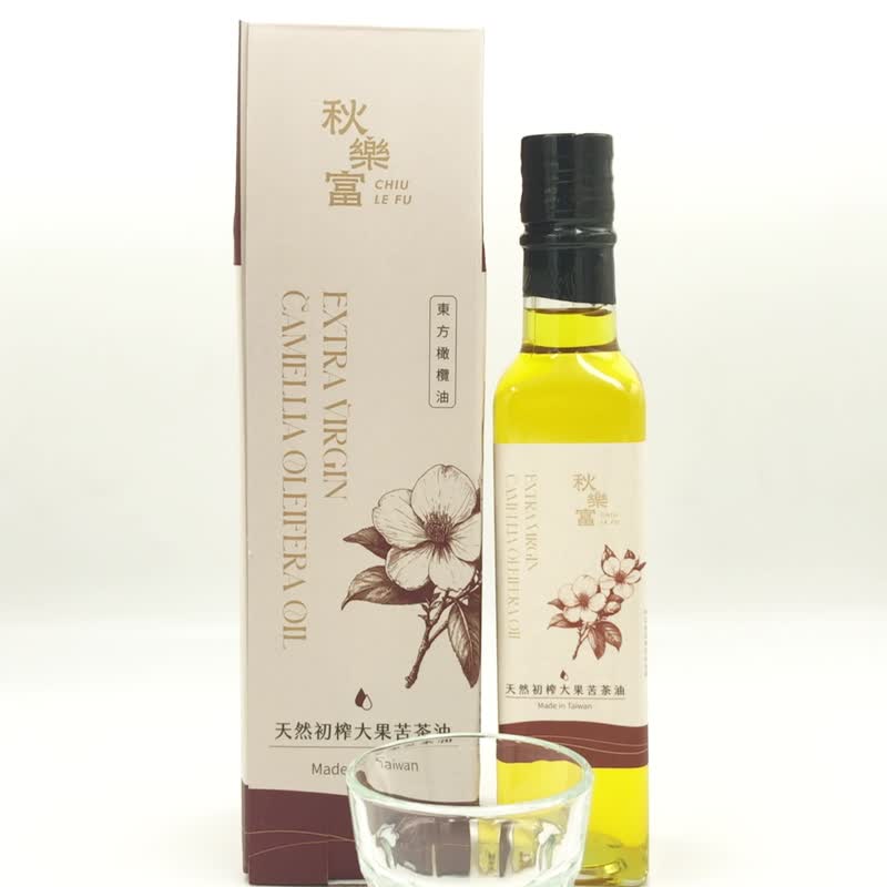 秋乐富 天然初榨大果苦茶油 250ml - 酱料/调味料 - 玻璃 