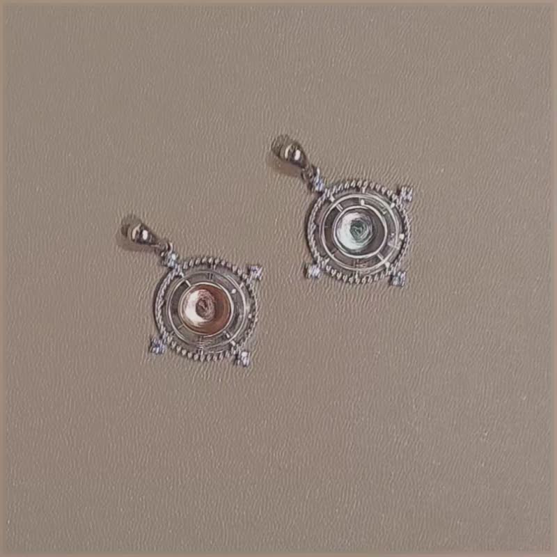 瑞典天铁陨石幸运轮吊饰 - 吊饰 - 水晶 