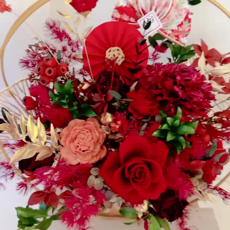 花开富贵款 永生花 喜气 新年 - 干燥花/捧花 - 植物．花 