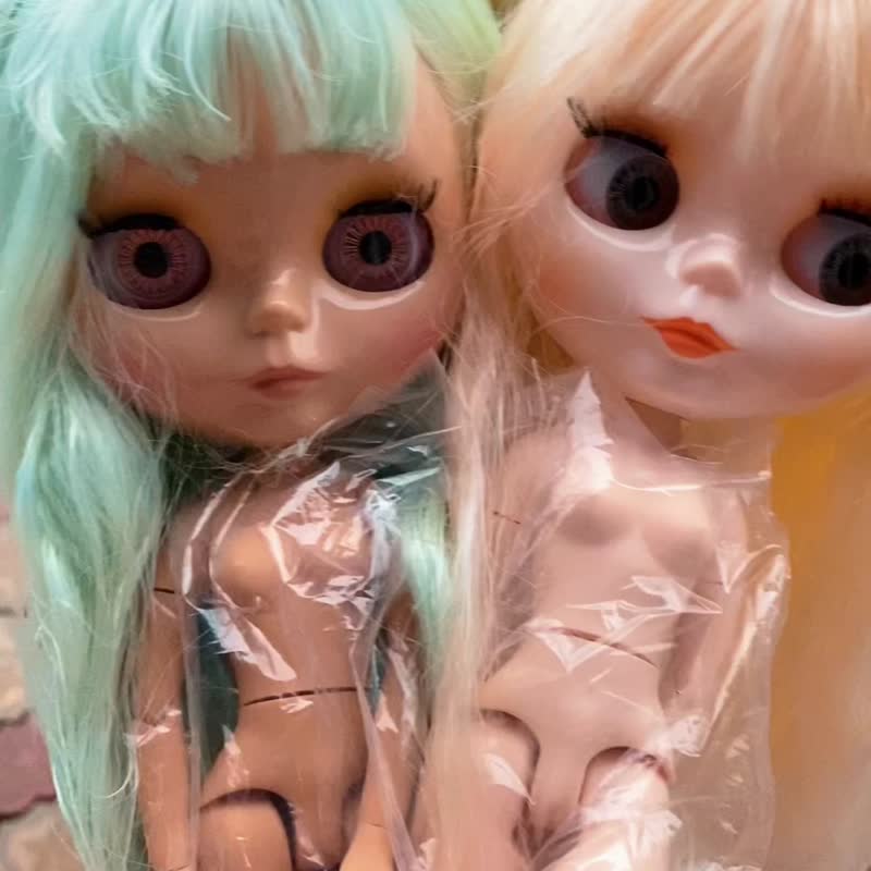 订制 Blythe 娃娃 Ooak Blythe - 玩偶/公仔 - 塑料 绿色