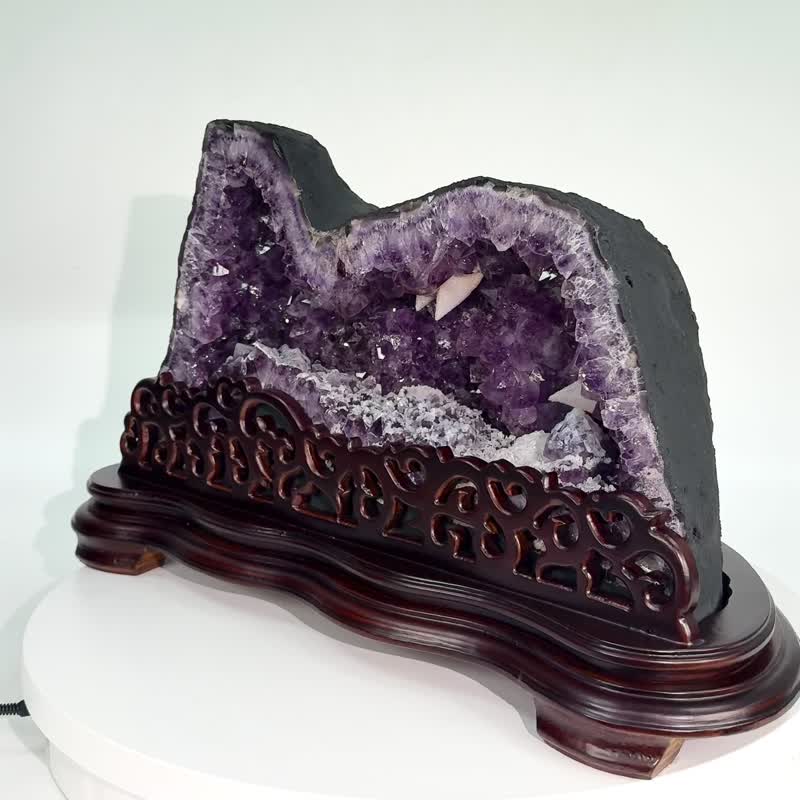 紫晶洞 -水型 0426180 - 摆饰 - 水晶 紫色
