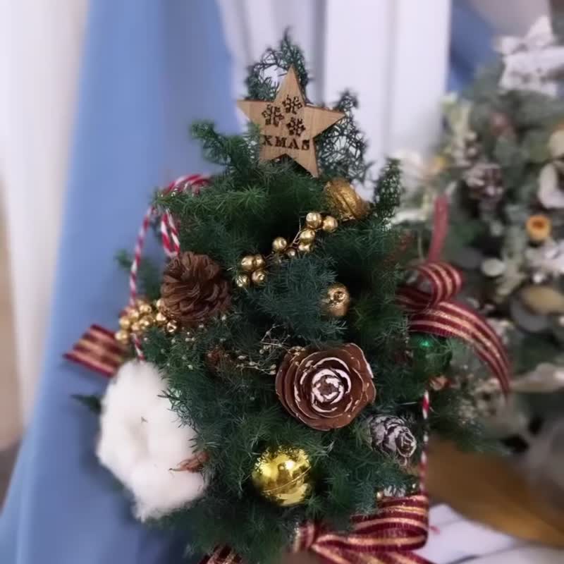 【圣诞限定】冬季的祝福-缎带松果圣诞树 Christmas Tree - 植栽 - 植物．花 