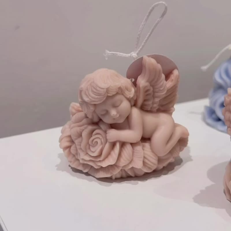 【Light Candle】造型蜡烛 | 天使之吻。独角兽的梦境 - 蜡烛/烛台 - 蜡 粉红色