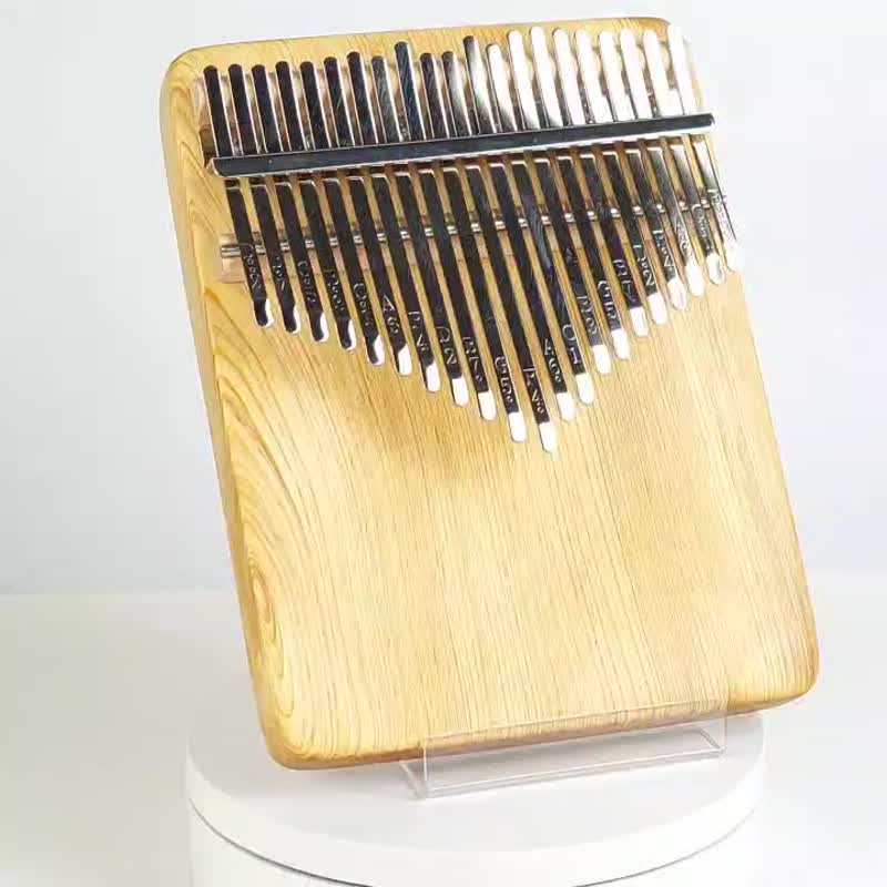 越南桧木拇指琴/21音拇指琴/KALIMBA - 吉他/乐器 - 木头 金色