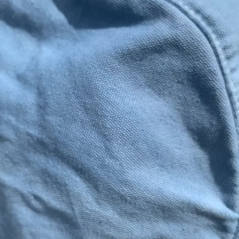 云鼠 手染遮阳登山帽/调节式帽绳/通风防晒/职人手工染制 - 帽子 - 棉．麻 灰色