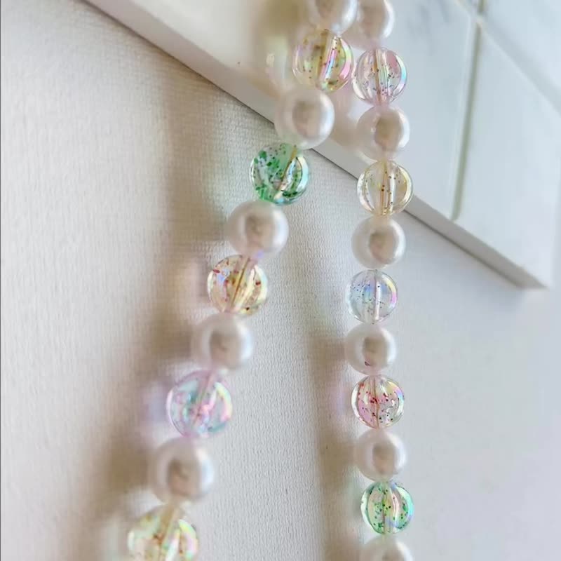 【全馆清仓最高折800】萌萌珍珠 手机背带手机挂绳手机壳防摔链 - 手机配件 - 塑料 多色