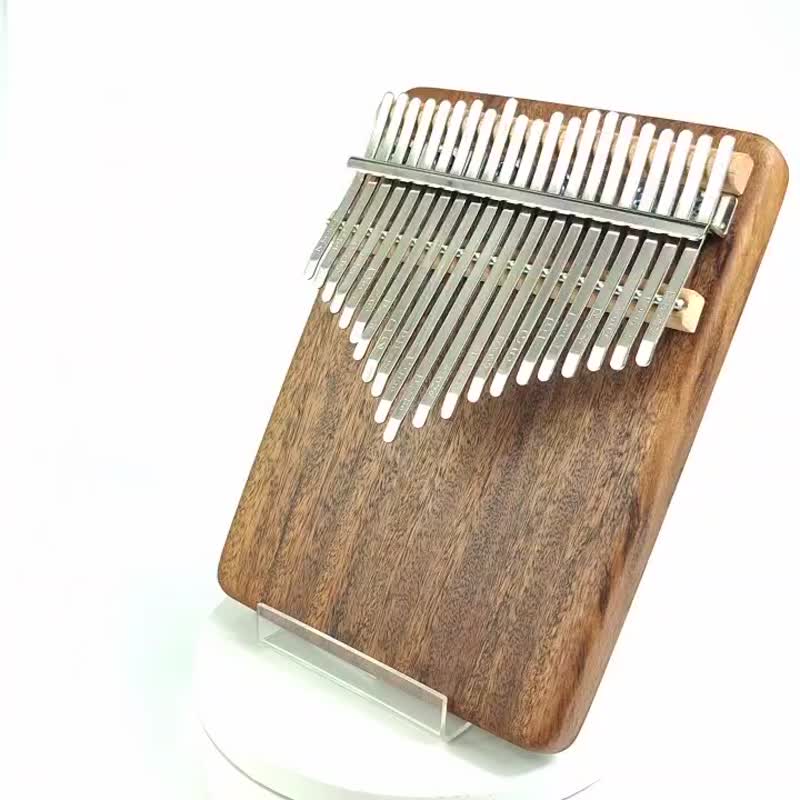 台湾牛樟(闪花)拇指琴/21音拇指琴/KALIMBA - 吉他/乐器 - 木头 咖啡色