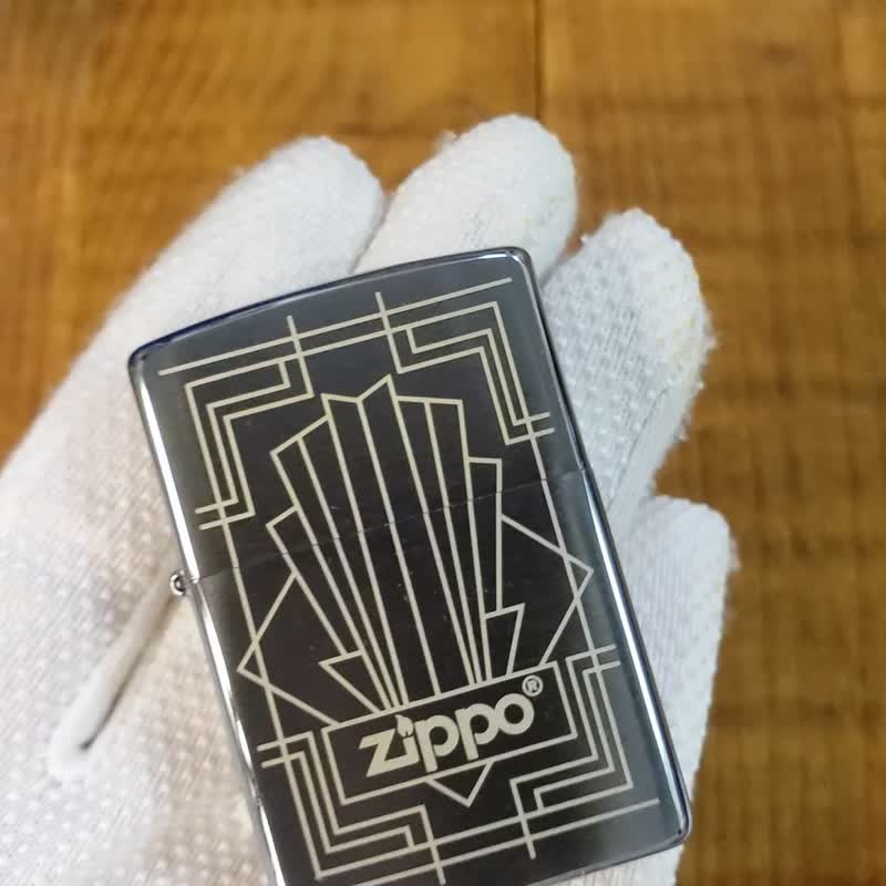 【ZIPPO官方旗舰店】 经典装饰设计防风打火机 49206 - 其他 - 其他材质 银色