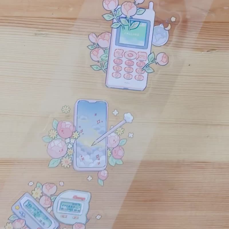 PET 胶带 - 复古家电 - 纸胶带 - 塑料 多色