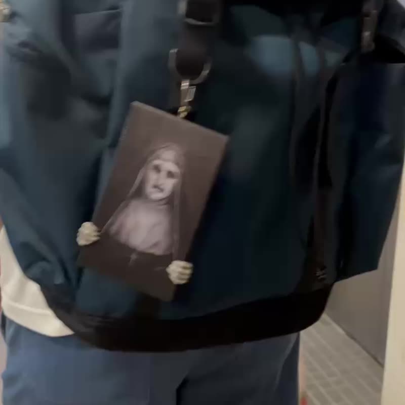 The Nun 诡修女 挂饰 - 吊饰 - 亚麻 黑色