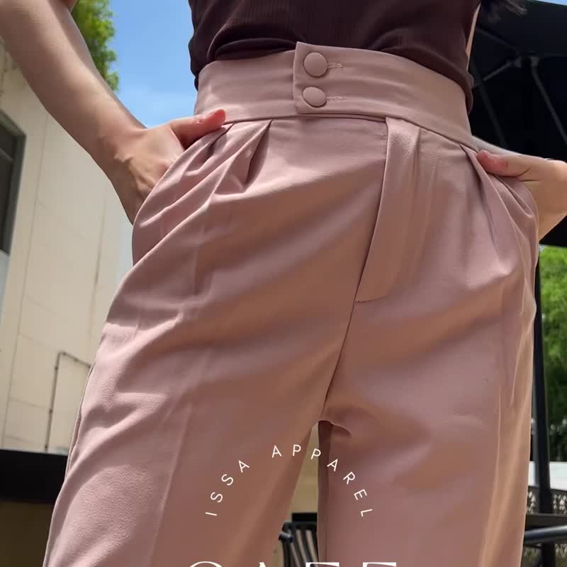 Alice Pants  粉红色 - 女装长裤 - 环保材料 粉红色